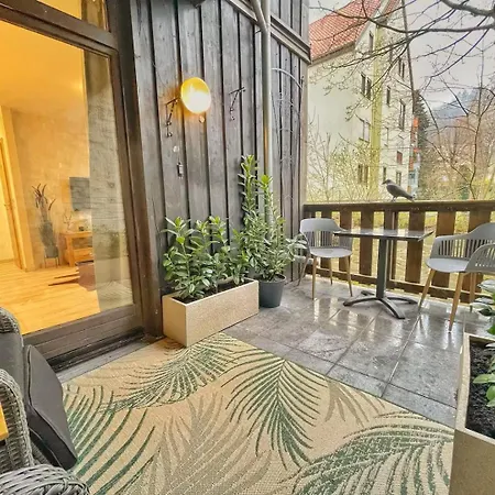 Hirsch Stadt 2 - Terrasse Mit Flussblick - Parkplatz * Bad Harzburg