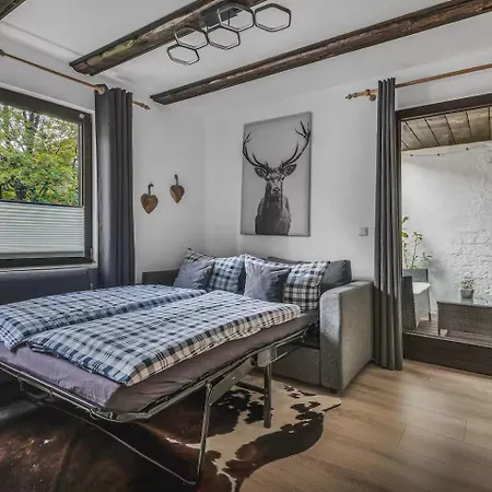 Hirsch Stadt 2 - Terrasse Mit Flussblick - Parkplatz